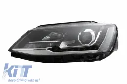 LED DRL fényszóró VW Jetta Mk6 VI (2011-2017) Bi-Xenon GTI OE Design-image-6040578
