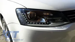 LED DRL fényszóró VW Jetta Mk6 VI (2011-2017) Bi-Xenon GTI OE Design-image-6041245