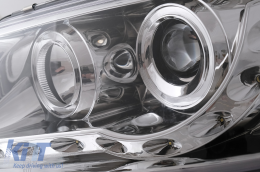 LED DRL fényszóró VW Transporter T5 (04.2003-08.2009) króm-image-6100832