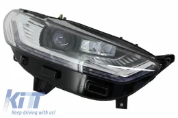 LED DRL fényszóró Xenon Look Ford Mondeo MK5 (2013-2016) dinamikus irányjelzős króm-image-6029830
