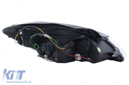 LED DRL fényszórók KIA Ceed (09.2006-08.2009) típushoz, nappali menetfénnyel, fekete-image-6111227