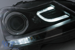 LED DRL fényszórók Mercedes C-osztály W204 S204 (2011-2014) dinamikus irányjelző-image-6100213