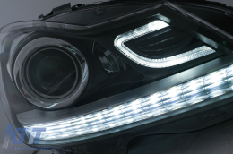 LED DRL fényszórók Mercedes C-osztály W204 S204 (2011-2014) dinamikus irányjelző-image-6100216