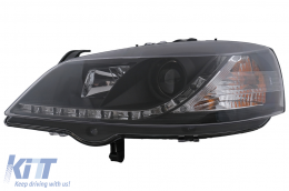 LED DRL fényszórók Opel Astra G (09.1997-02.2004) Fekete-image-6101037