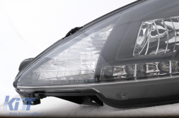 LED DRL fényszórók Peugeot 206 (1998-2002) Fekete-image-6106056