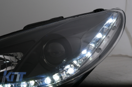 LED DRL fényszórók Peugeot 206 (1998-2002) Fekete-image-6106060