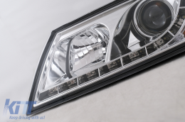 LED DRL fényszórók Skoda Octavia II (03.2004-2008) típushoz króm-image-2794
