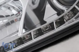 LED DRL fényszórók Skoda Octavia II (03.2004-2008) típushoz króm-image-2796