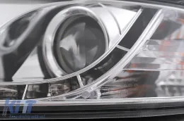 LED DRL fényszórók Skoda Octavia II (03.2004-2008) típushoz króm-image-2797