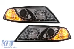 LED DRL fényszórók Skoda Octavia II (03.2004-2008) típushoz króm-image-43552