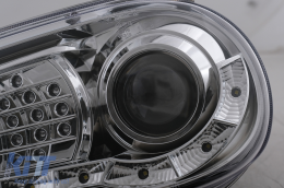 LED DRL fényszórók VW Golf IV 4 (09.1997-09.2003) típushoz króm-image-6105368
