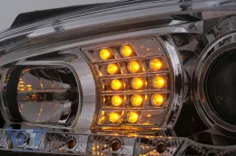 LED DRL fényszórók VW Golf IV 4 (09.1997-09.2003) típushoz króm-image-6105381