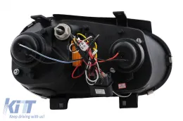 LED DRL fényszórók VW Golf IV 4 (09.1997-09.2003) típushoz króm-image-6105382