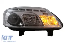 LED DRL fényszórók VW Touran 1T / Caddy (02.2003-10.2006) típushoz, króm-image-6105398