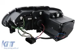 LED DRL fényszórók VW Touran 1T / Caddy (02.2003-10.2006) típushoz, króm-image-6105401