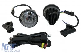 LED DRL Feux brouillard pour BMW Motorcycle R1200GS / ADV K1600 / R1100GS / F800GS-image-6080618
