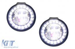 LED DRL Fog Lights suitable for BMW Motorcycle R1200GS / ADV K1600 / R1100GS / F800GS-image-6080619