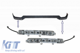 LED DRL for Front Bumper Spoiler Extension suitable for Mercedes G-Class W463 (1989-2017)