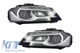 image-18-LED DRL Headlights for Audi A3 8P 8P1 8PA (2009-2012) Facelift Design Daytime Running Light Black
