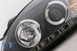 LED DRL Headlights suitable for KIA Ceed (09.2006-08.2009) Daylight Black-image-6111216