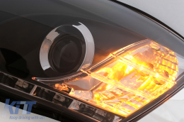 LED DRL Headlights suitable for KIA Ceed (09.2006-08.2009) Daylight Black-image-6111226