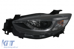 LED DRL Headlights suitable for Mazda CX5 (2011-2015) Black Xenon-image-6067876