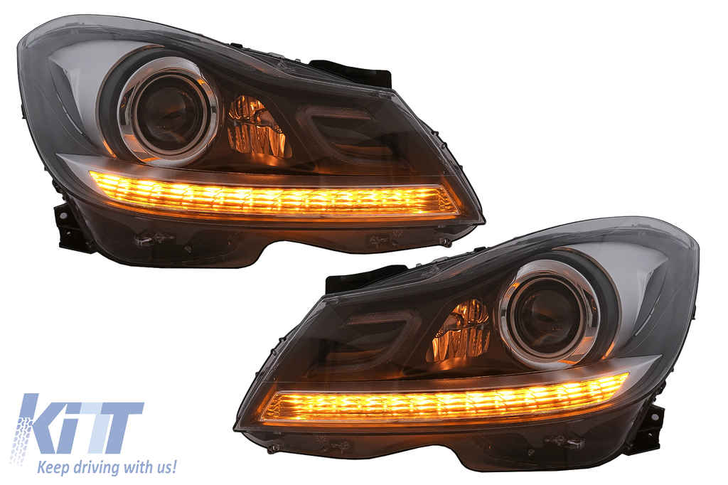 LED DRL Headlights suitable for Mercedes CClass W204 S204 (20112014