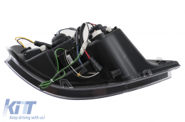 LED DRL Headlights suitable for Opel Astra G (09.1997-02.2004) Black-image-6101042