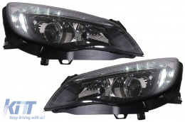 image-25-LED DRL Headlights suitable for Opel Astra J (2010-2012) Black