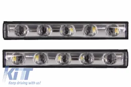 image-27-LED DRL kromirana Dnevna svijetla prikladna za Mercedes G-klasu W463 (1989-naviše) G65 Dizjan