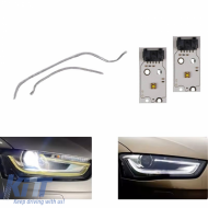 Led DRL Module & DRL Tube suitable for Audi A4 B8 Facelift 2012-2015 Right Light
