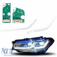 Led DRL Module & DRL Tube suitable for Bmw 5 G30 Facelift 2020-2023 Left Light