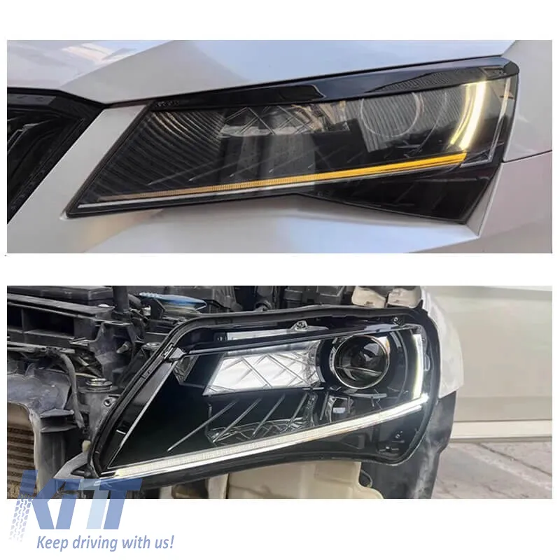 Led DRL Module & DRL Tube suitable for Skoda Superb 2016-2019 Left Light