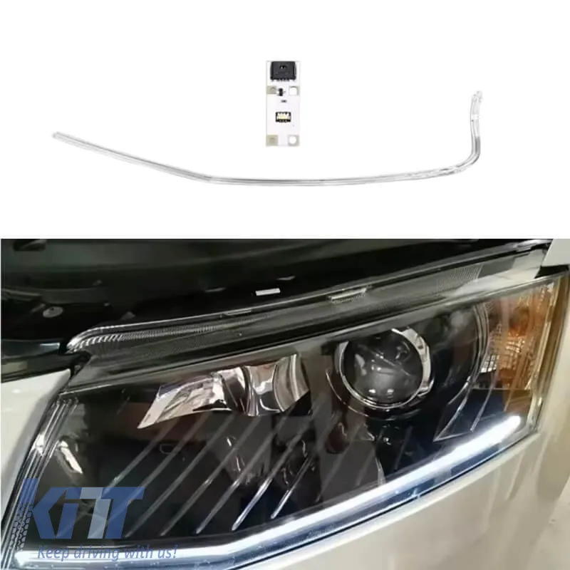 Led DRL Module & DRL Tube suitable for Skoda Octavia 5E 2013-2017 Left Light