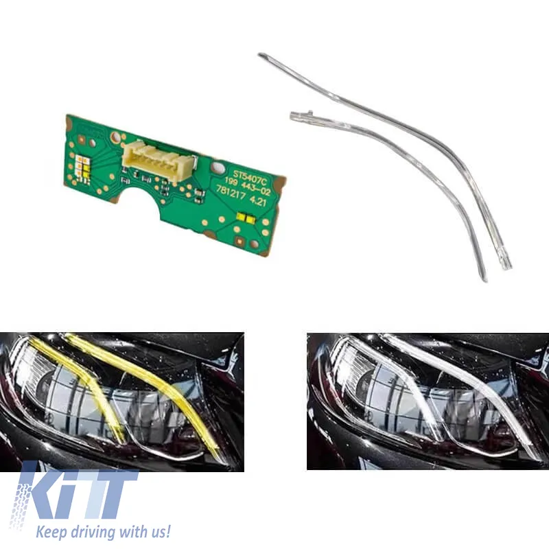 Led DRL Module & DRL Tube suitable for Mercedes-Benz E-Class W213 Pre-Facelift 2016-2020 Low Spec Right Light