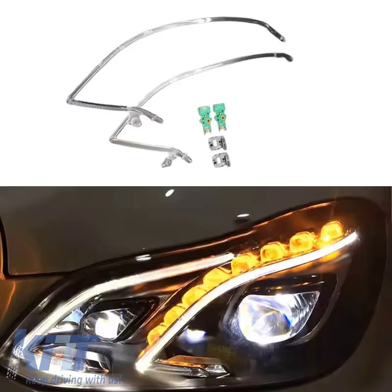 Led DRL Module & DRL Tube suitable for Mercedes-Benz E-Class W212 Facelift 2013-2016 High Spec - Intelligent Left Light