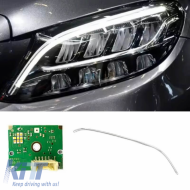 Led DRL Module & DRL Tube suitable for Mercedes-Benz C-Class W205 Facelift 2019-2021 Low Spec Right Light