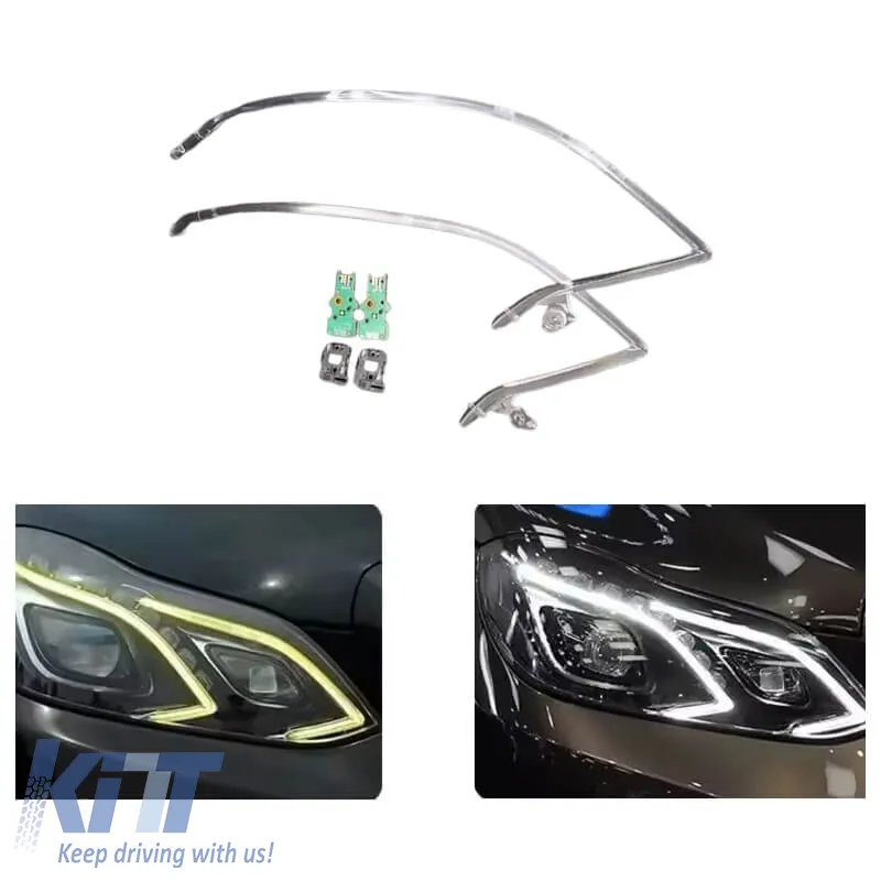 Led DRL Module & DRL Tube suitable for Mercedes-Benz E-Class W212 Facelift 2013-2016 High Spec - Intelligent Right Light