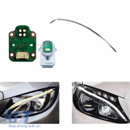 Led DRL Module & DRL Tube suitable for Mercedes-Benz C-Class W205 2015-2018 Low Version Right Light