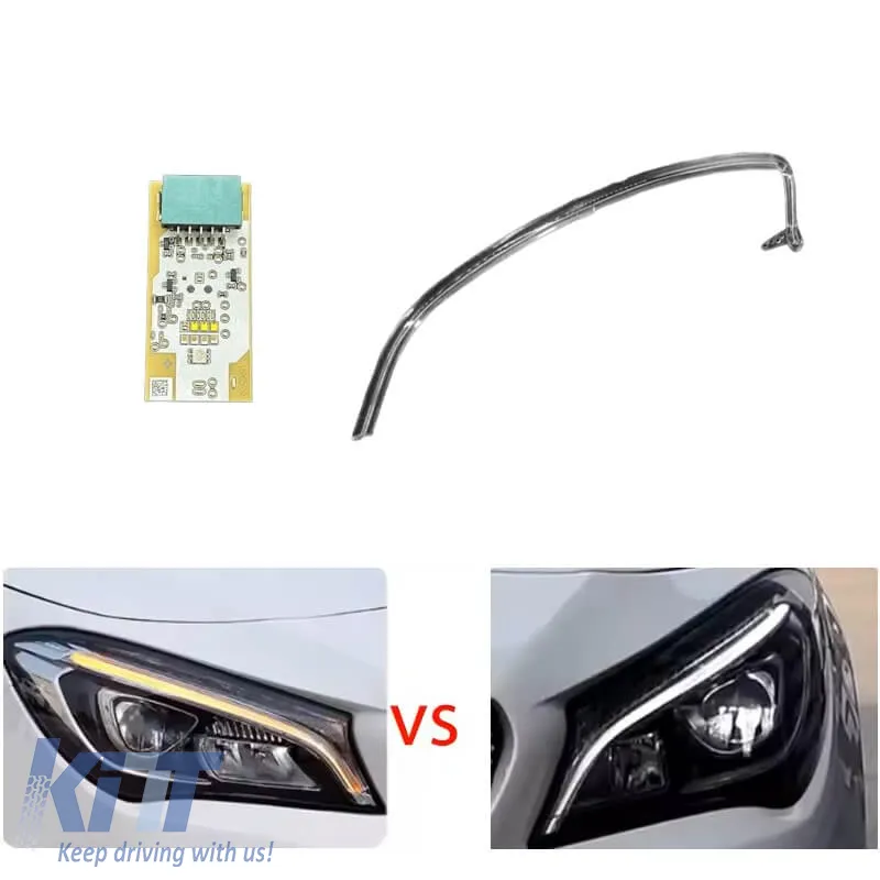 Led DRL Module & DRL Tube suitable for Mercedes-Benz CLA-Class W117 Facelift 2016-2019 Led Left Light