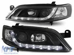 image-54-LED DRL Prednja svijetla prikladna za Opel Vectra B (1999-03.2002) crna