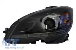 LED DRL Provoleís gia Mercedes C-Class W204 S204 2007-2010 Xenon Look Black-image-6017609