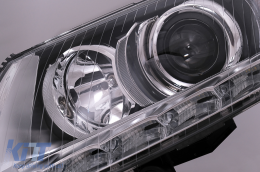 LED DRL Scheinwerfer für Audi A6 4F C6 2008-2011 Facelift Design Xenon-image-6103548