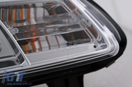 LED DRL Scheinwerfer für VW Touran 1T Caddy 03–06 Chrom Tagfahrlicht-image-6105388