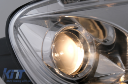 LED DRL Scheinwerfer für VW Touran 1T Caddy 03–06 Chrom Tagfahrlicht-image-6105391