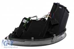 LED DRL Scheinwerfer für VW Touran 1T Caddy 03–06 Chrom Tagfahrlicht-image-6105402