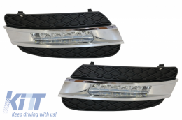 LED DRL with Grilles NSSC suitable for Mercedes ML W164 (2005-2008) - GZ3-037