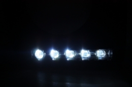 Черен Капаци за фарове LED DRL подходящи за Mercedes G-Class W463 (1989-2012) G65 Дизайн с Фарове Bi-Xenon-image-6020171