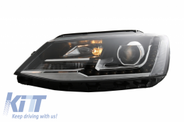 LED DRL прожекторни Фарове , подходящи за VW Jetta Mk6 VI (2011-2017) TFSI Дизайн-image-6040574