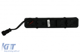 LED DRL Черен дневни светлини подходящи за Mercedes G-Class W463 (1989-2012) G65 Дизайн Черен-image-6045139